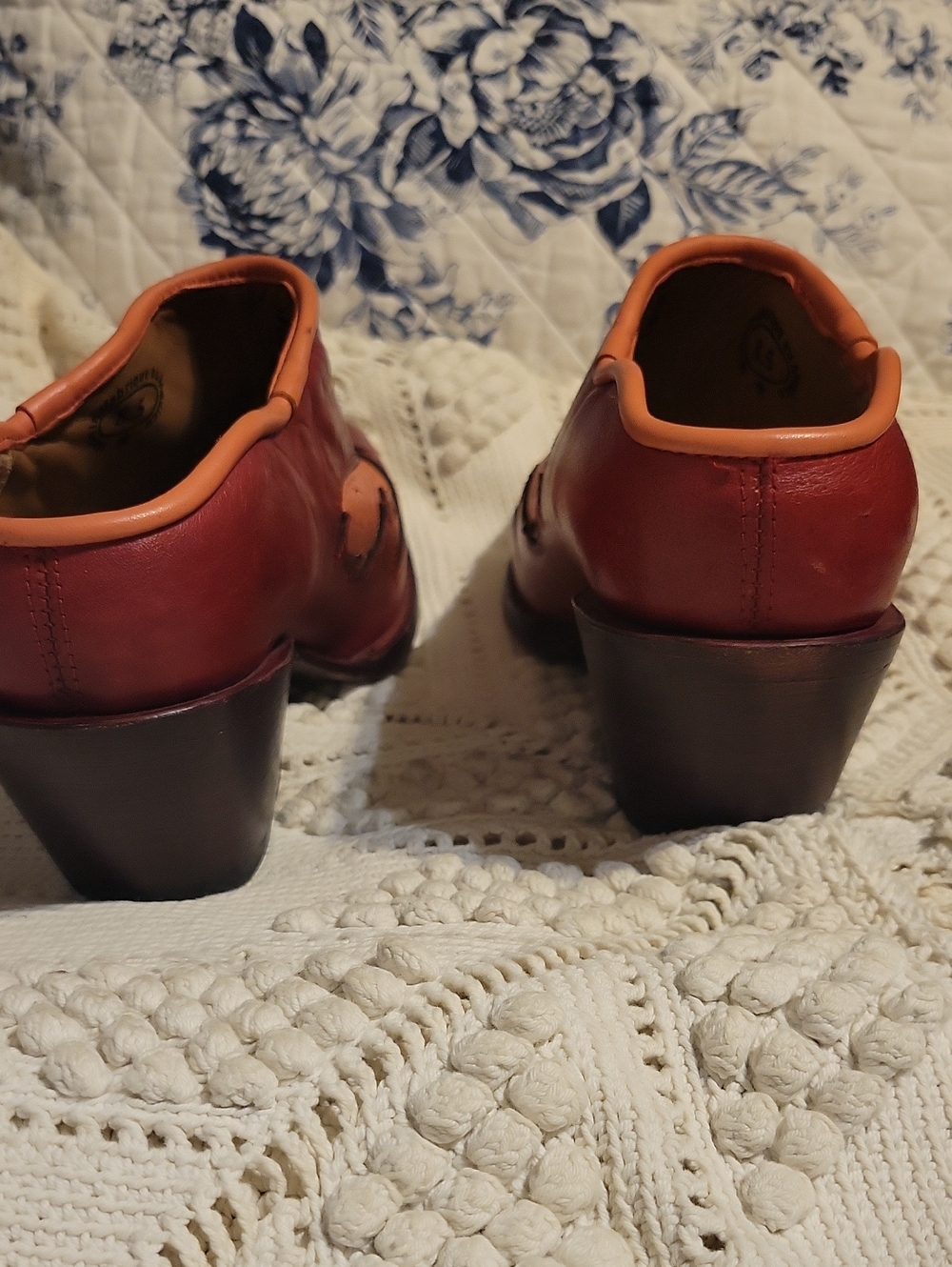John Fluevog Women's Autry Garland Western Mule Size 8 1/2 - Picture 5 of 9
